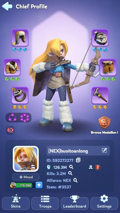 State 3537 VIP7 FC2 T10 126M Peak 10SSR 22Mythic 95K Gems