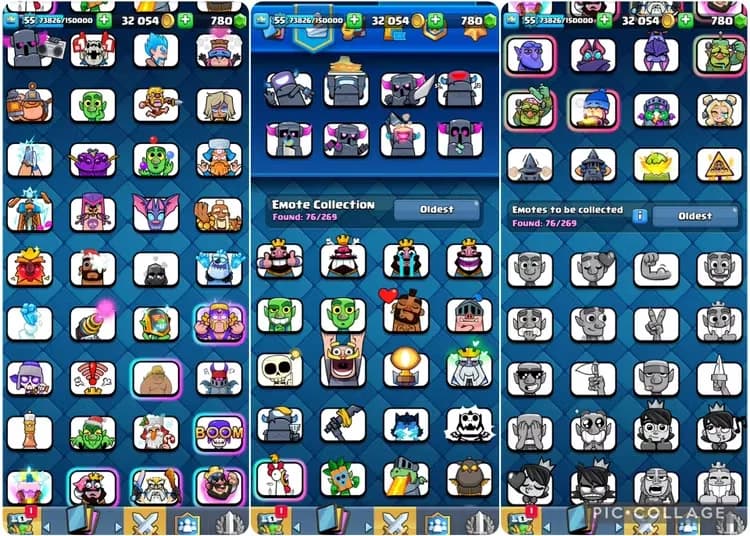 CR Global | 9750🏆 | KT15 | Lv55 | 110 Cards | 39 Max | 9 Evo