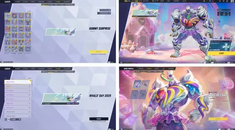[STEAM] Marvel Rivals EU Unranked | 17 Skin | Venom + Jeff | 500 Unit