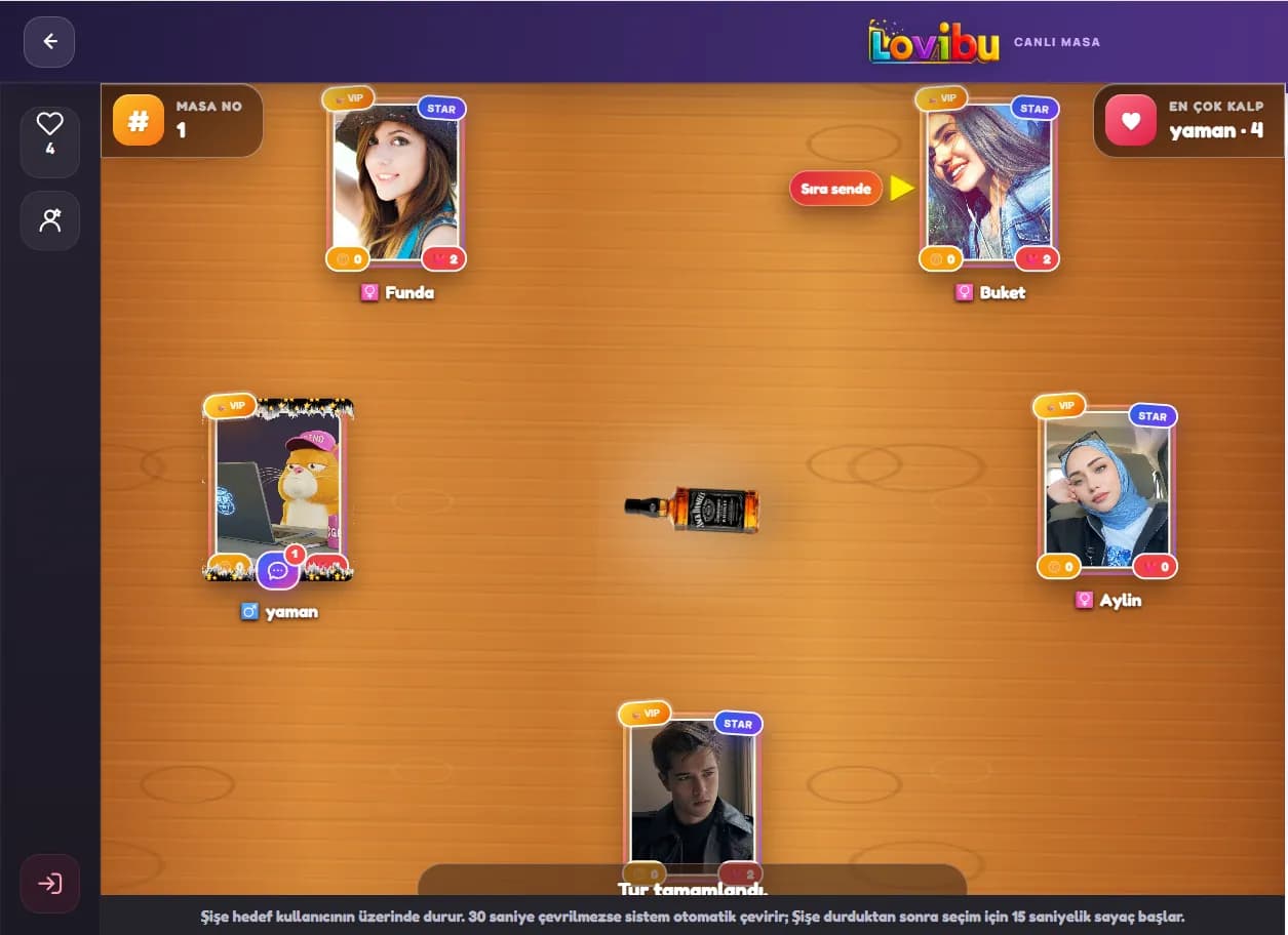 Spin The Bottle Şişe Çevirme Online Oyun Script