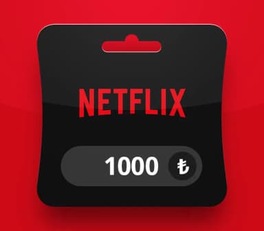 Netflix 1000 TL Hediye Kartı - Hızlı Teslimat