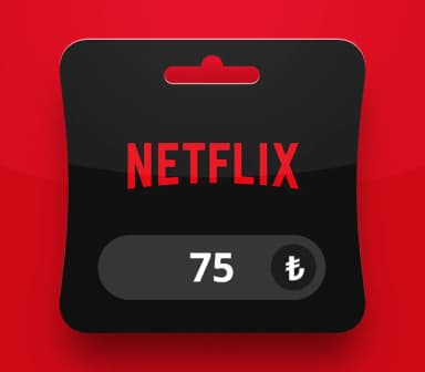 Netflix 75 TL Hediye Kartı - Hızlı Teslimat