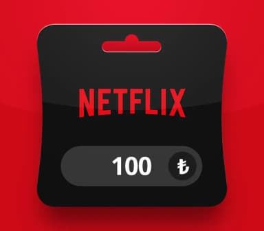 Netflix 100 TL Hediye Kartı - Hızlı Teslimat