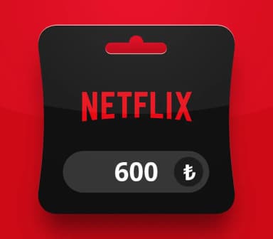 Netflix 600 TL Hediye Kartı - Hızlı Teslimat