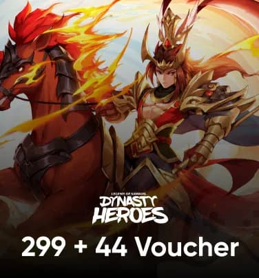 Dynasty Heroes: Legend Samkok 299+44 Voucher