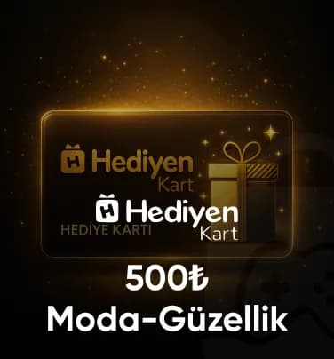 Hediyen Kart 500 TL (Moda - Güzellik)