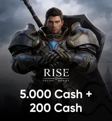Rise Online World Mobile 5000+200 Cash