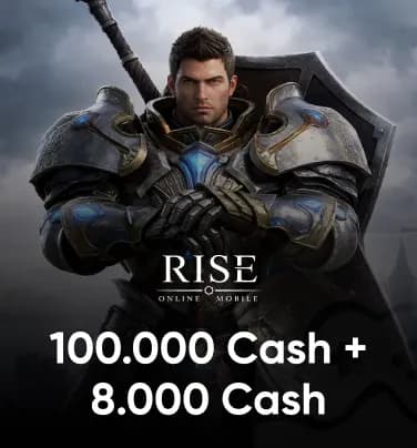 Rise Online World Mobile 100000+8000 Cash
