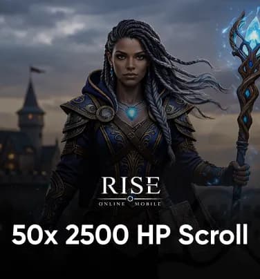 Rise Online World Mobile 50x 2500 HP Scroll