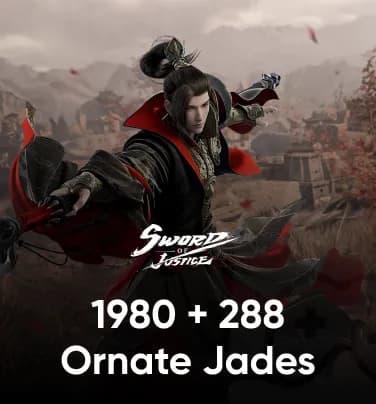 Sword of Justice 1980+288 Ornate Jades