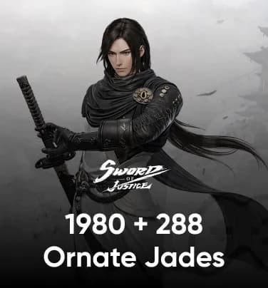 Sword of Justice 1980+288 Ornate Jades