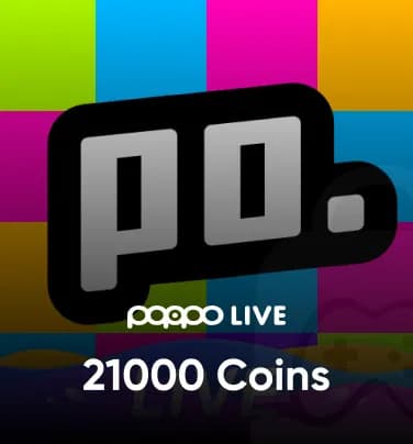 POPPO Live 21000 Coins