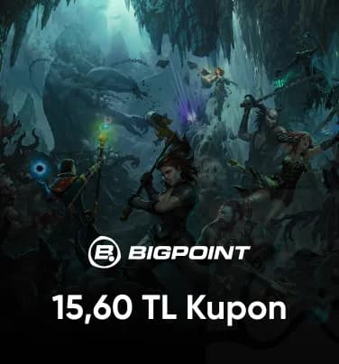 Bigpoint 15,60 TL Kupon