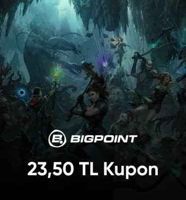 Bigpoint 23,50 TL Kupon