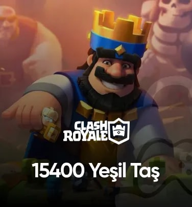 Clash Royale 15400 Yeşil Taş