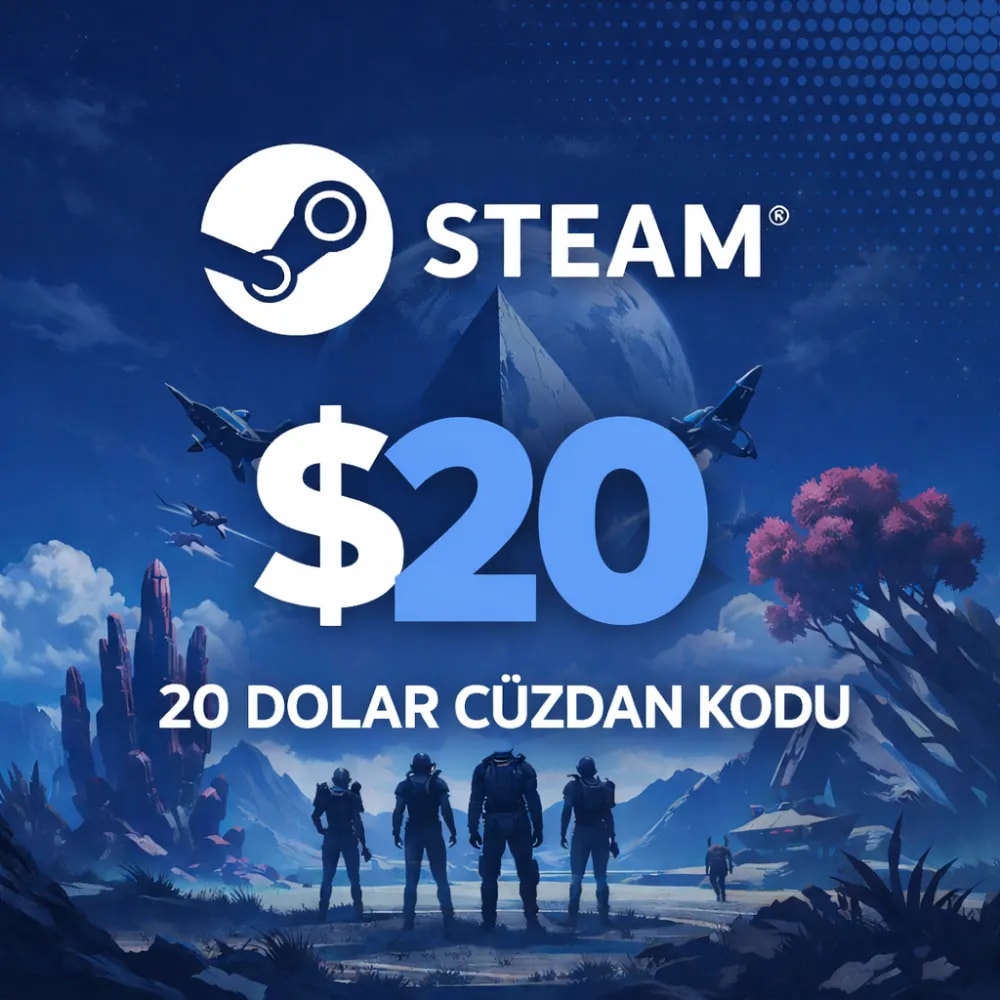 Steam 20 USD Cüzdan Kodu