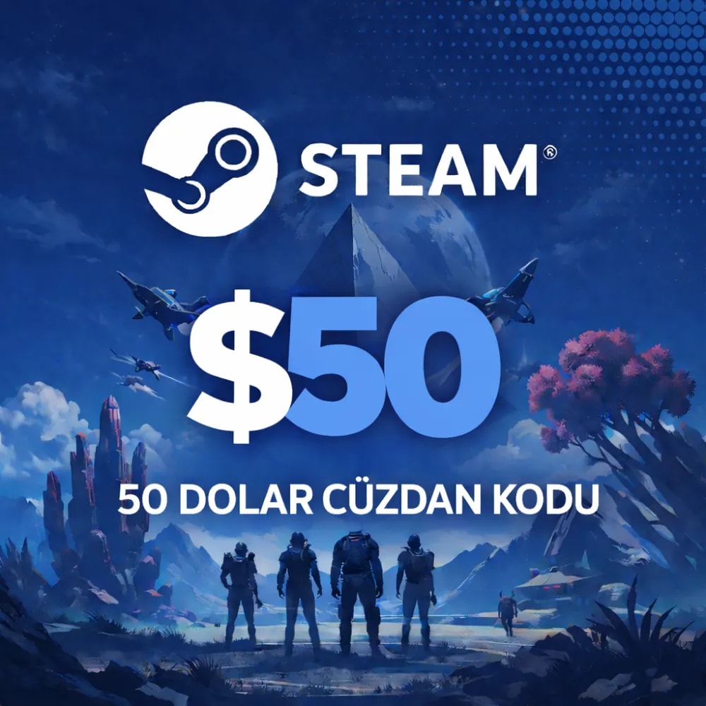 Steam 50 USD Cüzdan Kodu