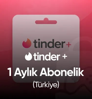 Tinder 1 Aylık Plus Abonelik