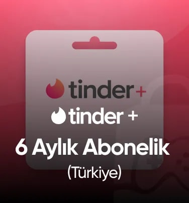 Tinder 6 Aylık Plus Abonelik