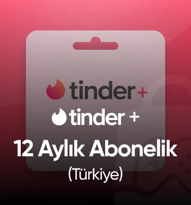 Tinder 12 Aylık Plus Abonelik