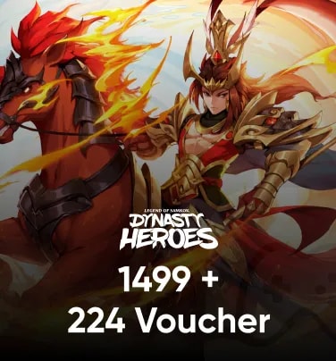 Dynasty Heroes: Legend Samkok 1499+224 Voucher