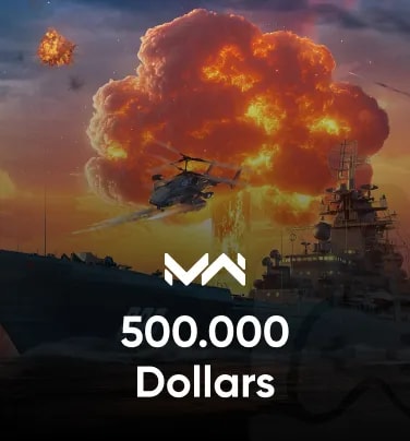 Modern Warships: Naval Battles 500000 Dollars
