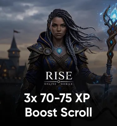 Rise Online World Mobile 3x 70-75 XP Boost Scroll