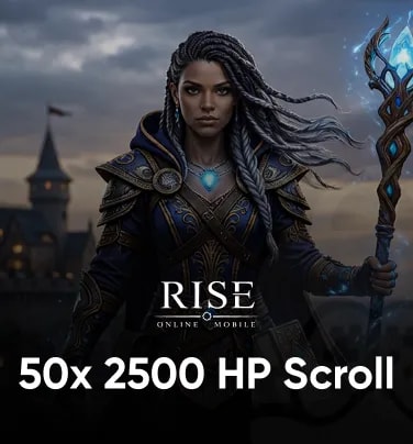 Rise Online World Mobile 50x 2500 HP Scroll