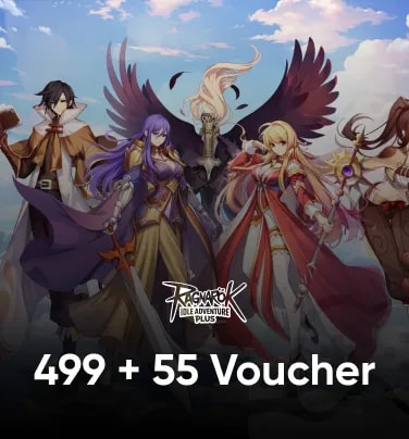 Ragnarok Idle Adventure Plus 499 + 55 Voucher