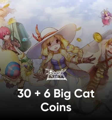 Ragnarok M: Eternal Love (SEA) 30+6 Big Cat Coins
