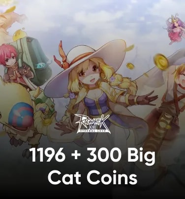 Ragnarok M: Eternal Love (SEA) 1196+300 Big Cat Coins