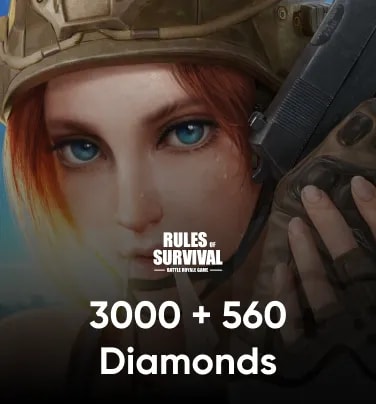 Rules of Survival 3000+560 Elmas
