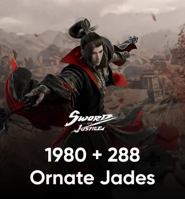 Sword of Justice 1980+288 Ornate Jades