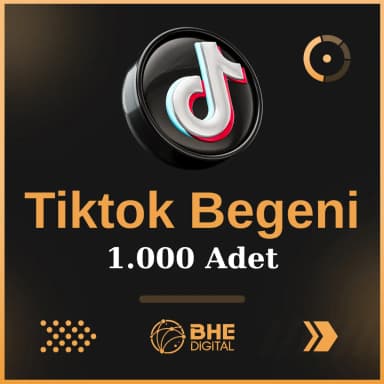 🌟1.000 Adet Kaliteli TikTok Beğeni 💥