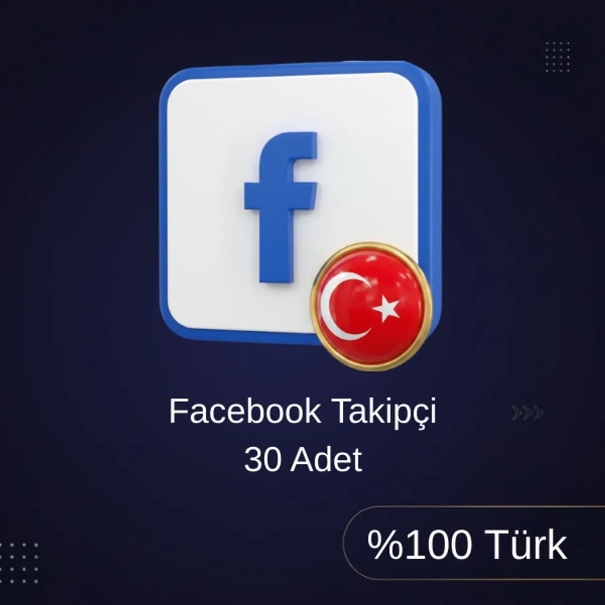 🇹🇷 %100 Türk Facebook 30 Takipçi İle Gerçek Etkileşim Paketi (TR)