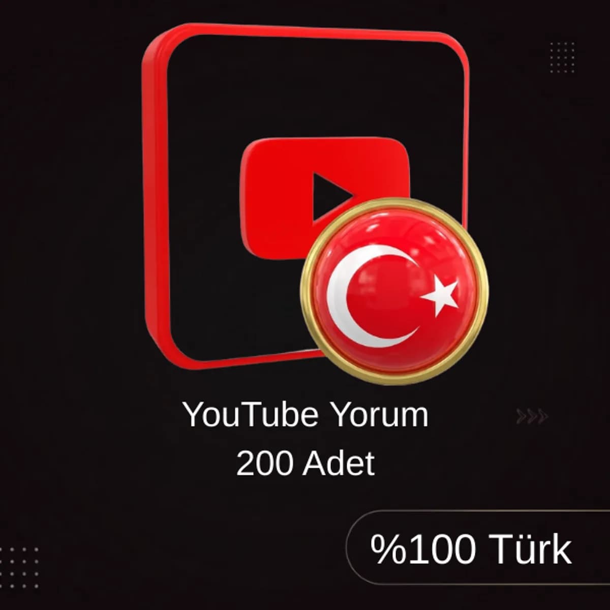 🇹🇷 %100 Türk YouTube 200 Yorum İle Gerçek Etkileşim Paketi (TR)