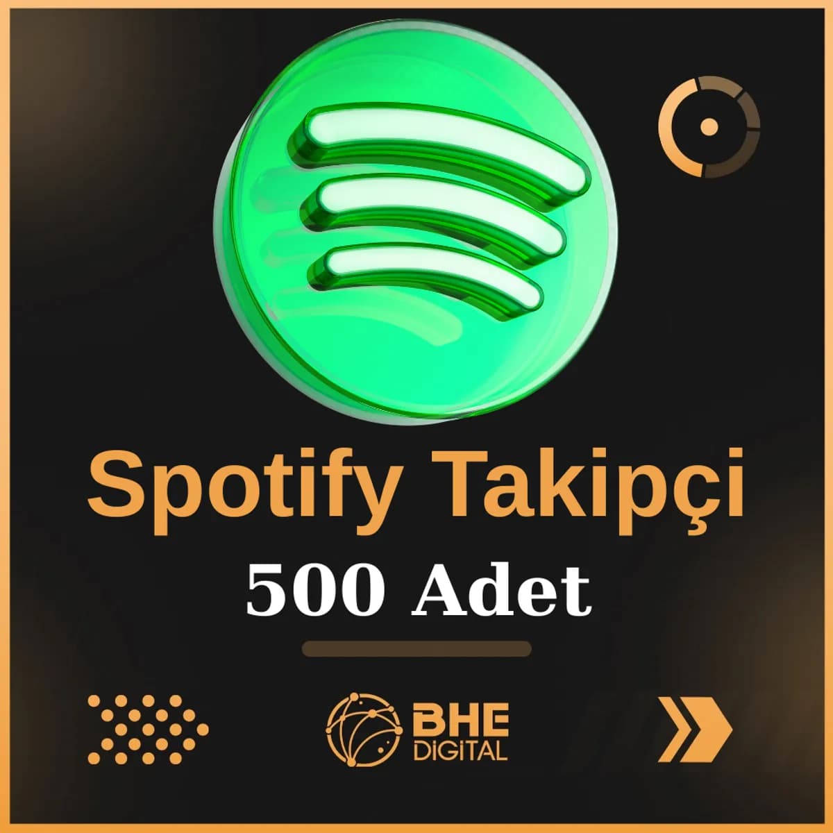 Spotify Kaliteli 500 Adet Takipçi