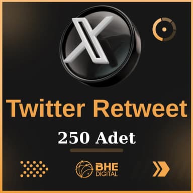 X (Twitter) 250 Adet Retweet