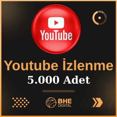 Youtube 5.000 Adet Video İzlenme