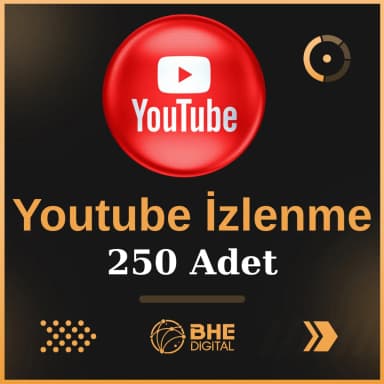 Youtube 250 Adet Video İzlenme