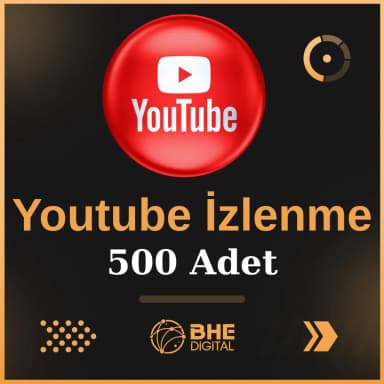 Youtube 500 Adet Video İzlenme