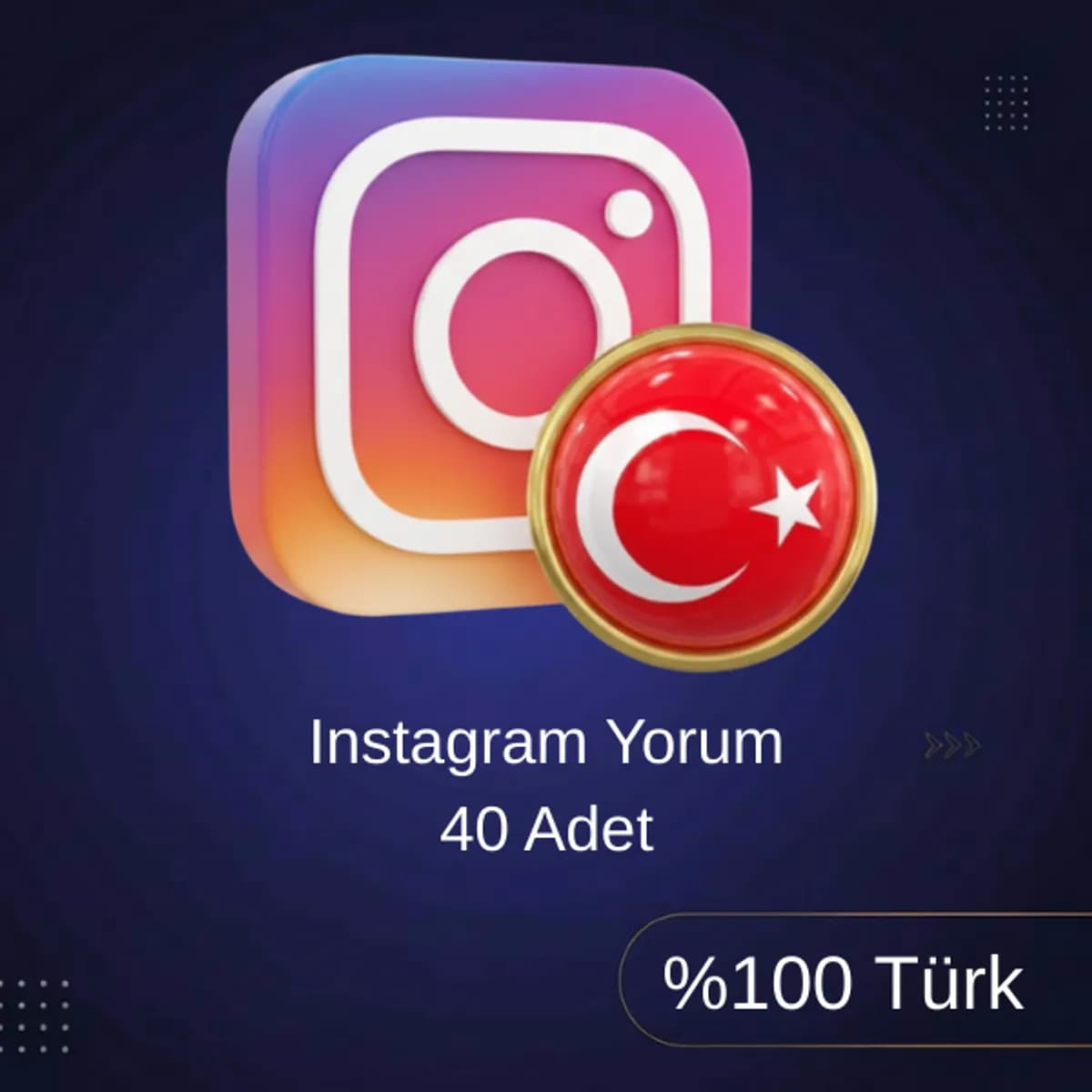🇹🇷 %100 Türk Instagram 40 Yorum İle Gerçek Etkileşim Paketi (TR)