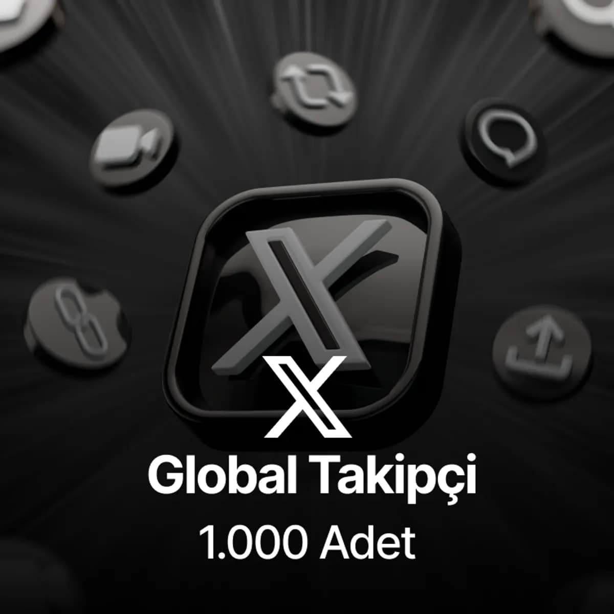Twitter (X) 1.000 Global Takipçi - Keşfet Etkili