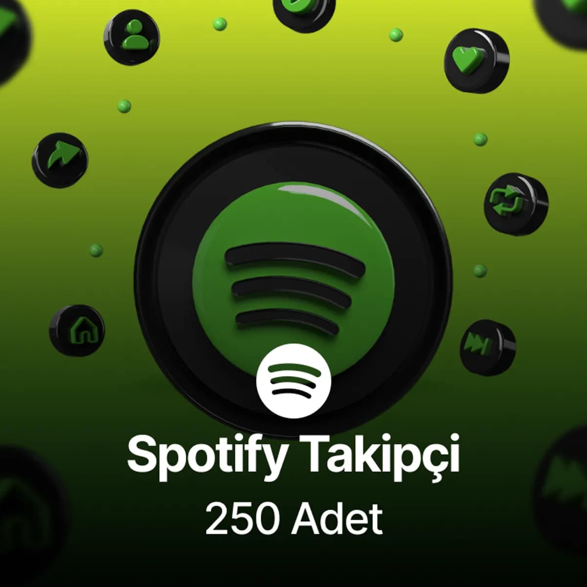 Spotify 250 Takipçi - Global Kullanıcılar