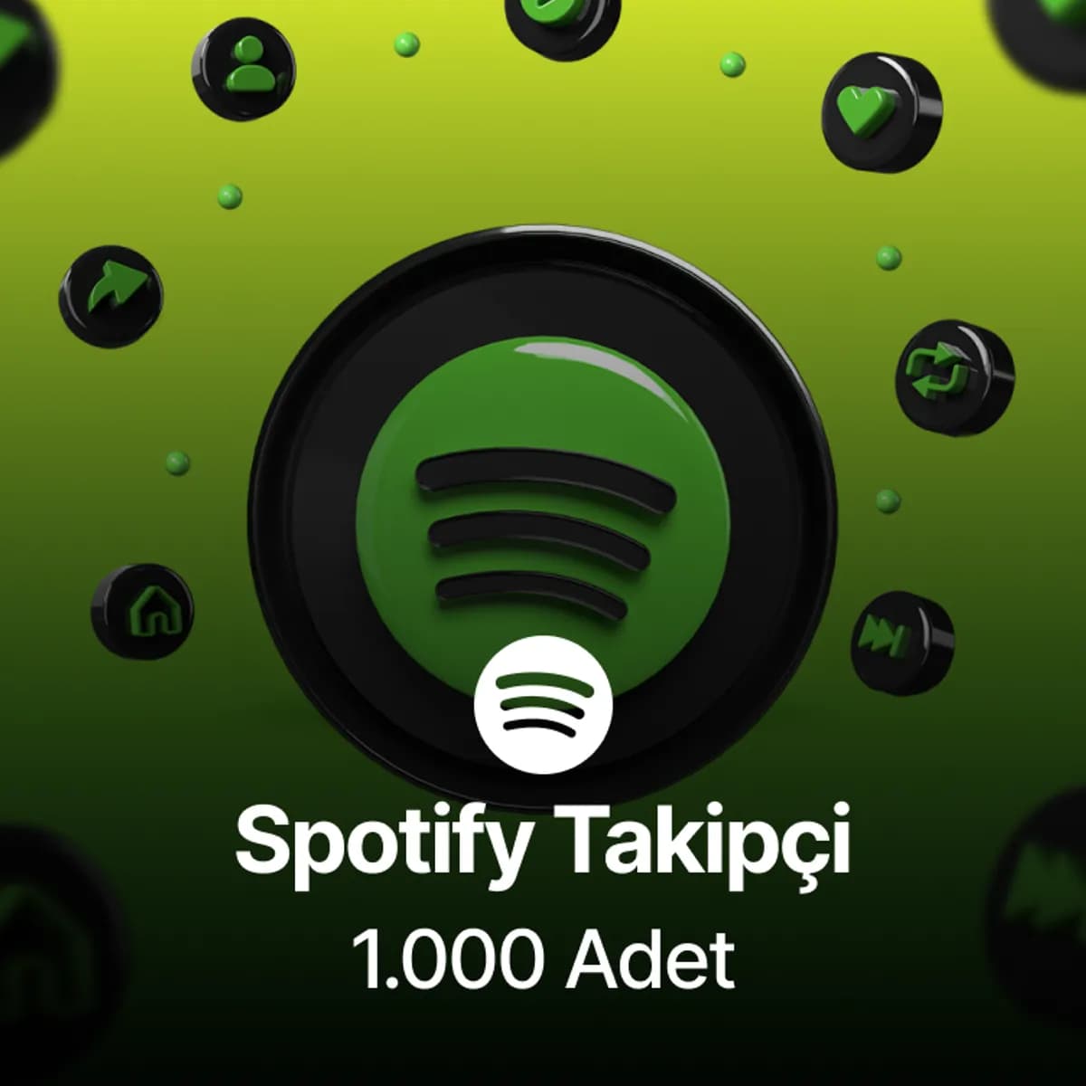 Spotify 1.000 Takipçi - Global Kullanıcılar