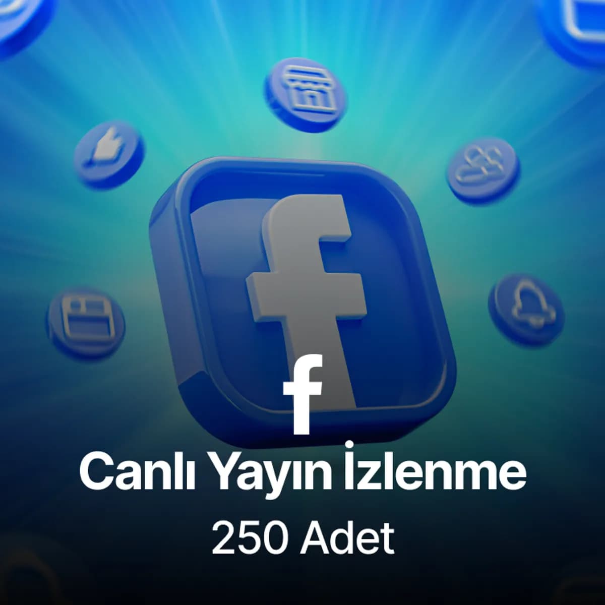 Facebook 250 Canlı Yayın İzlenme - 30 Dakika