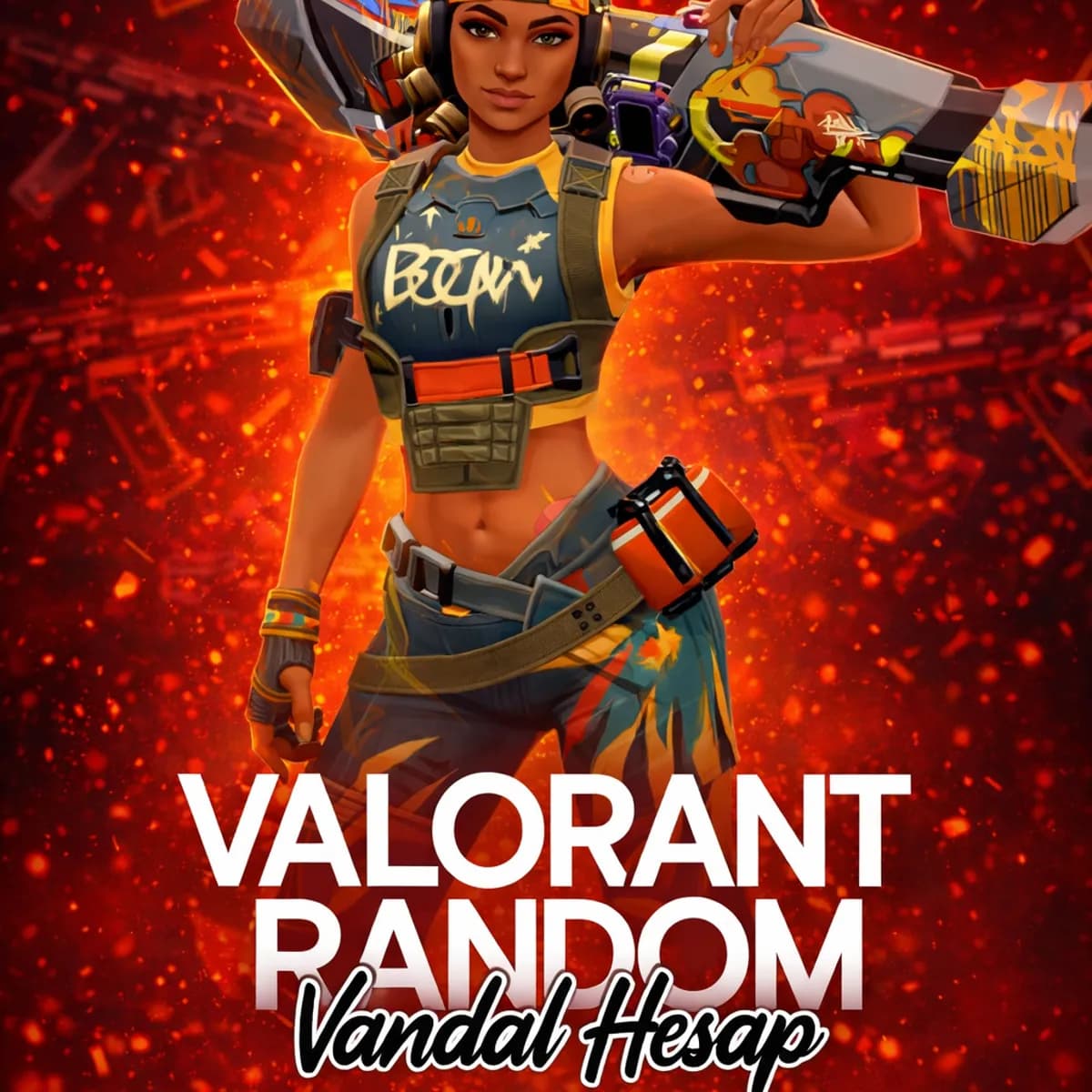 VALORANT RANDOM VANDAL HESAP 🔫 | ÖZEL VANDAL SKINLERİ