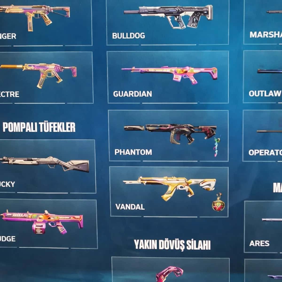 VCT 2025 KARAMBİT VE CHAMPİONS 2025 FULL SET