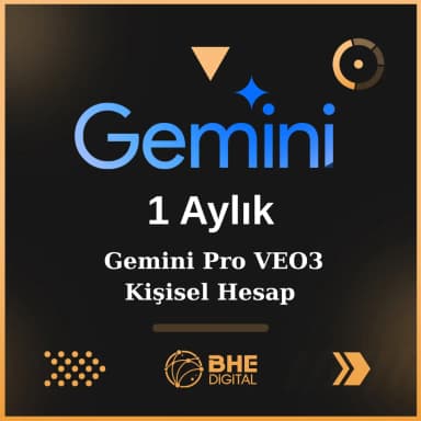 Google Gemini Pro1 Aylık Kişisel Hesap 🚀