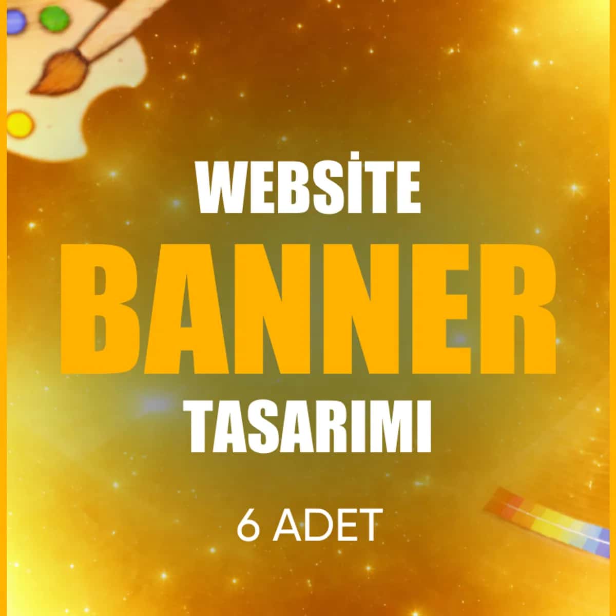 🎨 6 Adet Website Banner Tasarımı